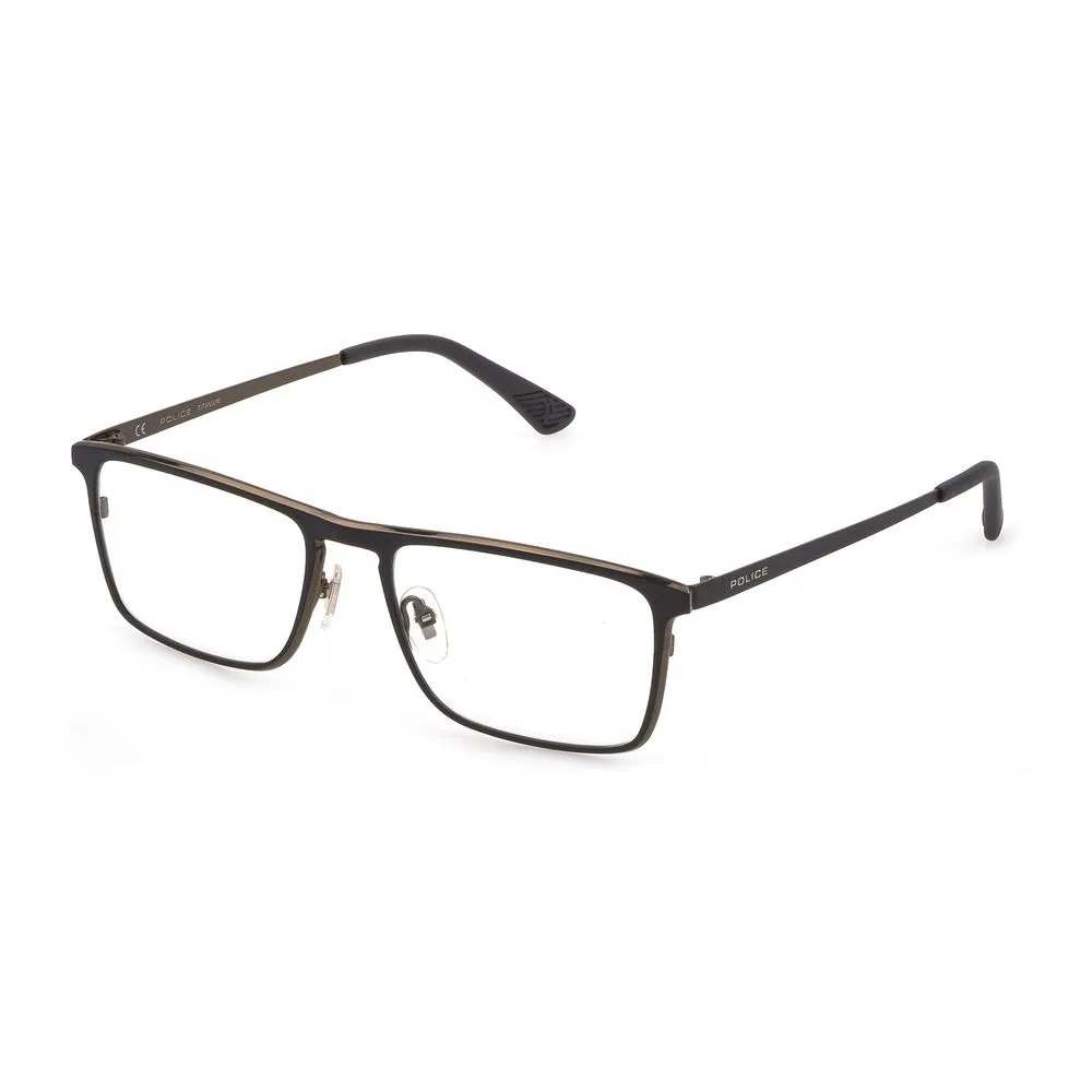 Police Men's Green Metal Frames