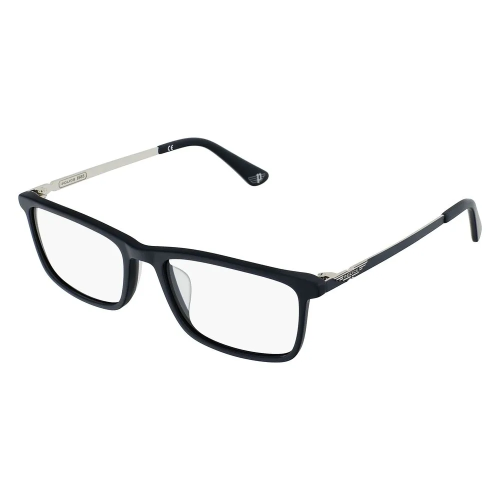 Police Men's Blue Plastic Frames