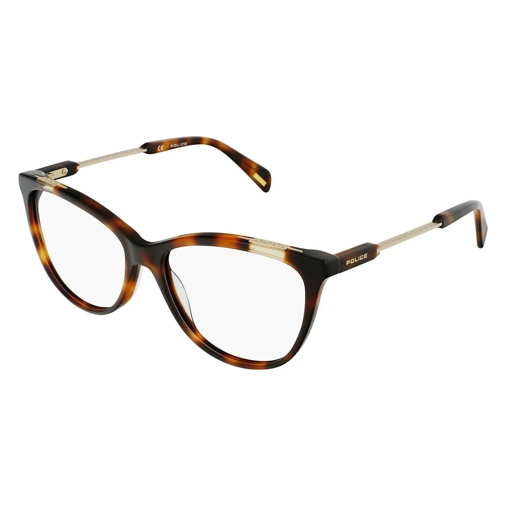 Police Women's Brown Plastic Frames