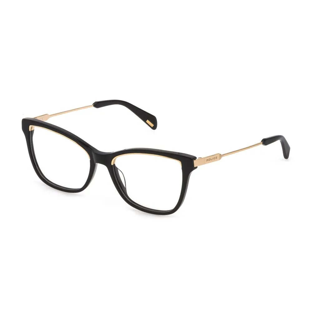 Police Women's Black Plastic Frames