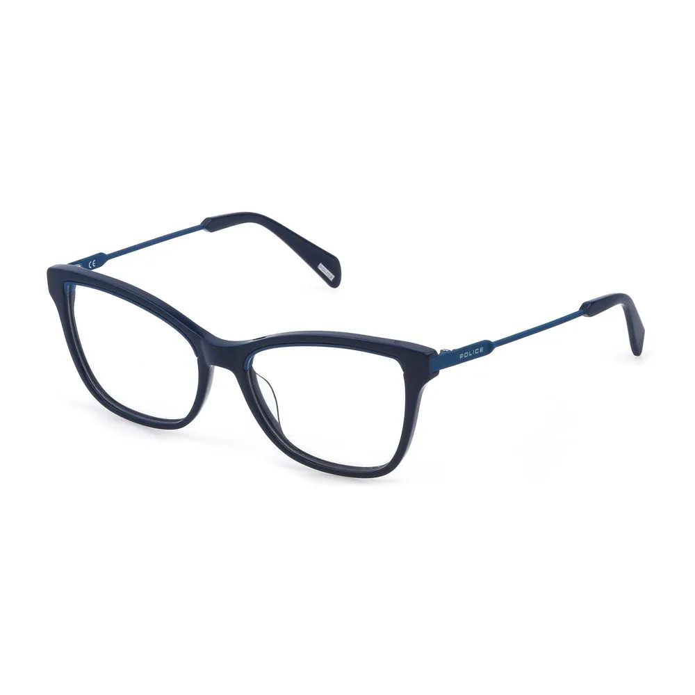 Police Women's Blue Plastic Frames