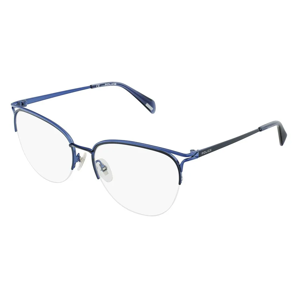 Police Women's Blue Metal Frames