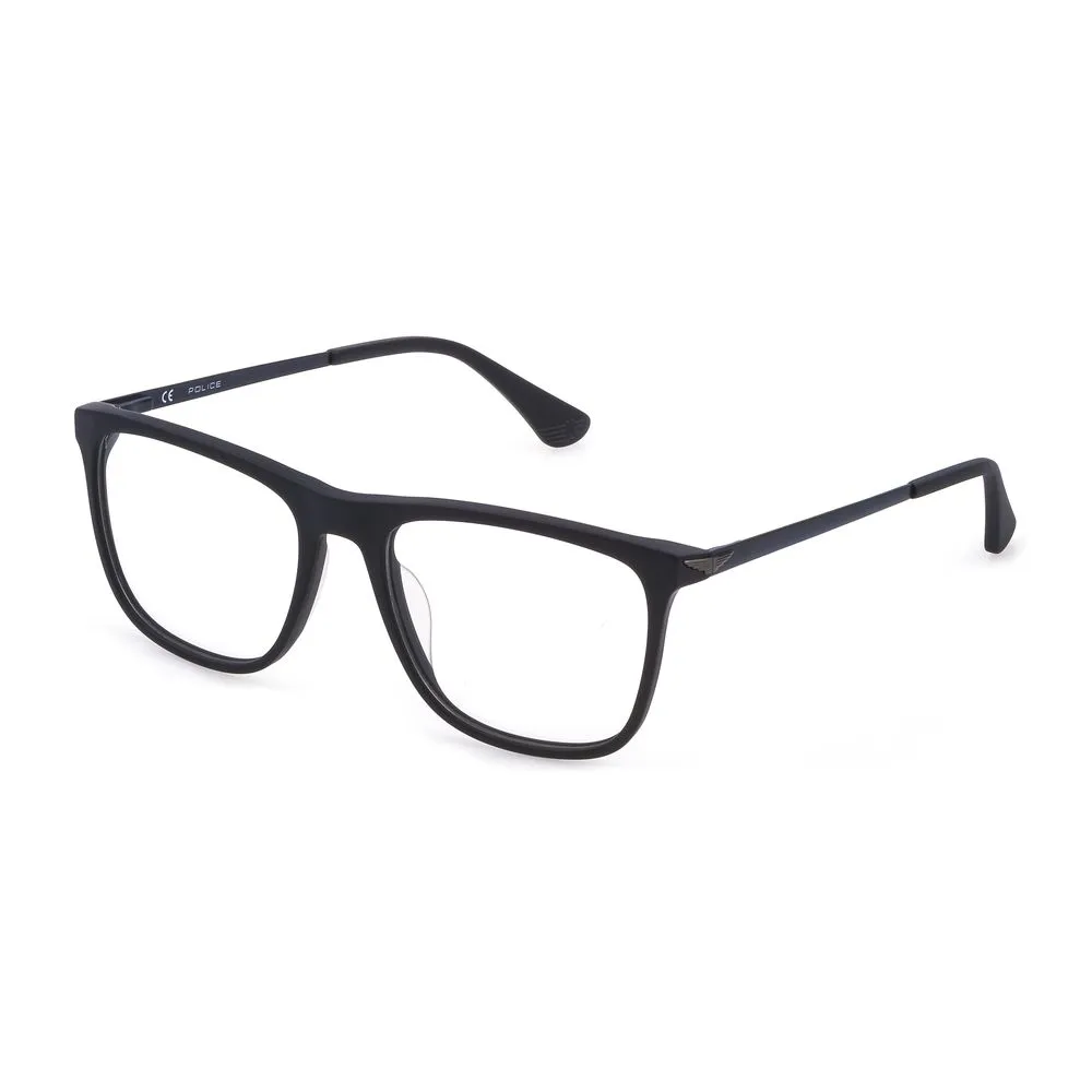 Police Men's Blue Plastic Frames