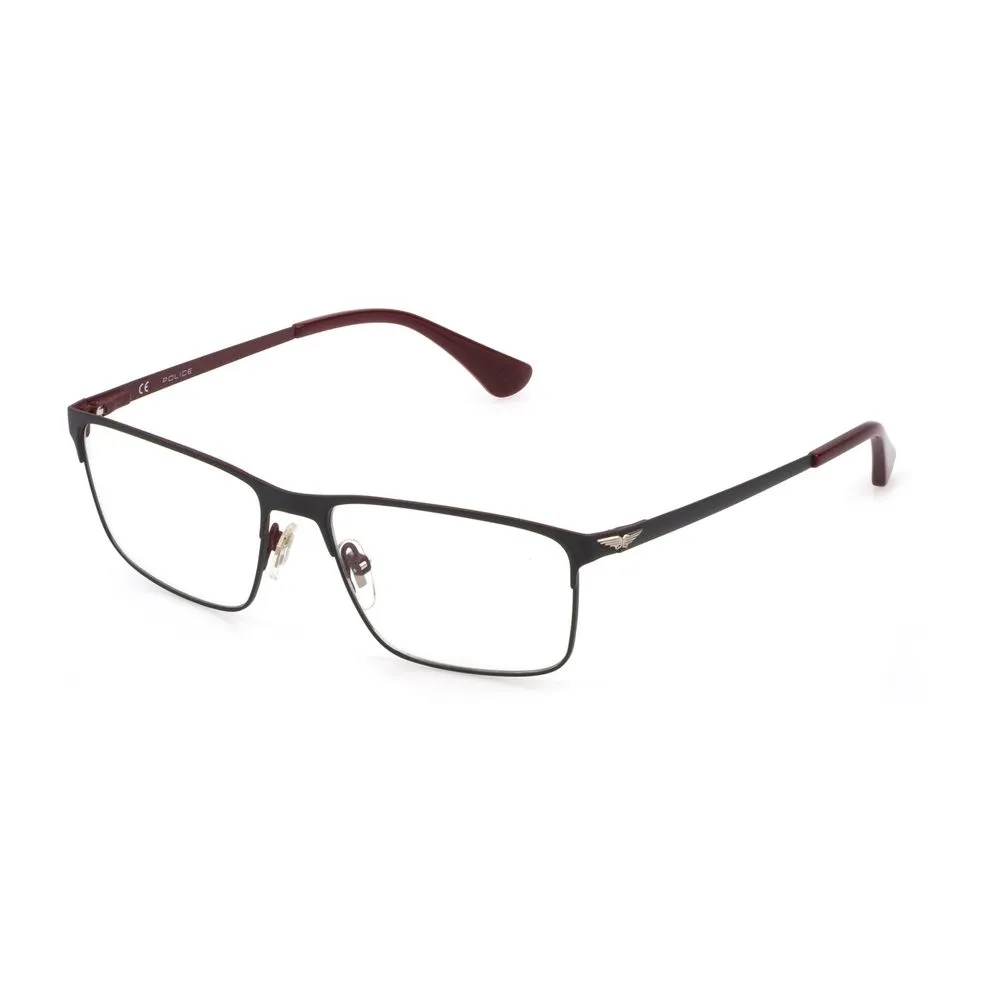 Police Men's Red Metal Frames