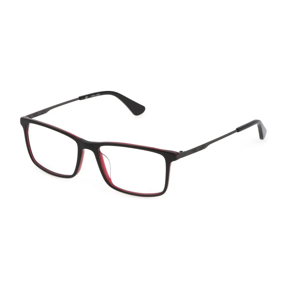 Police Men's Red Plastic Frames