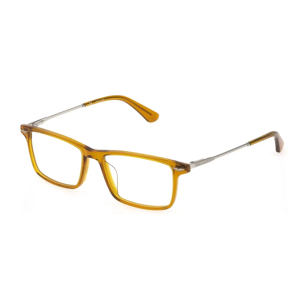 Police Men's Orange Plastic Frames