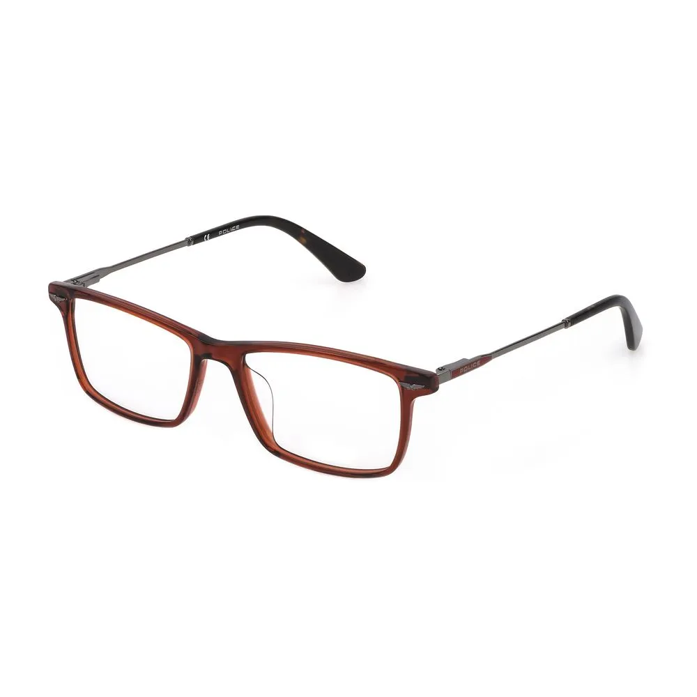 Police Men's Red Plastic Frames