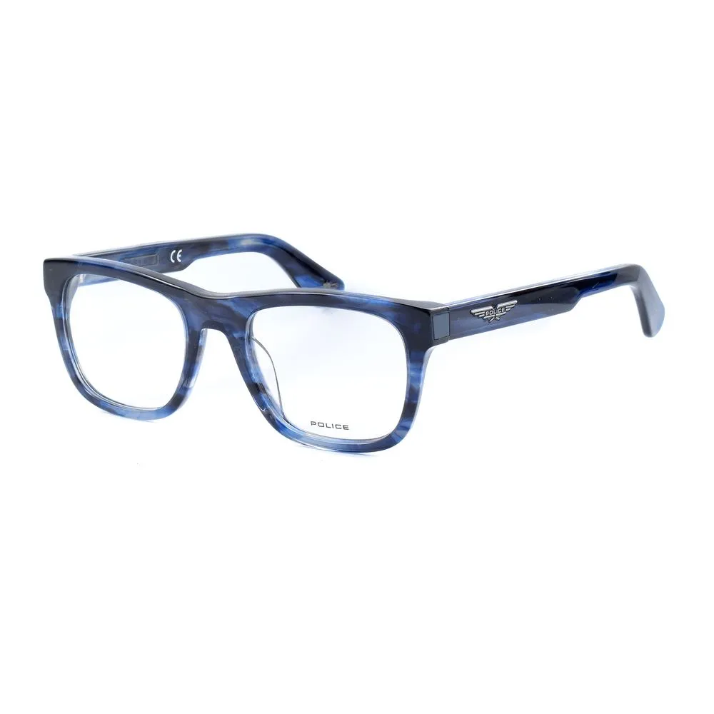 Police Men's Black Plastic Frames