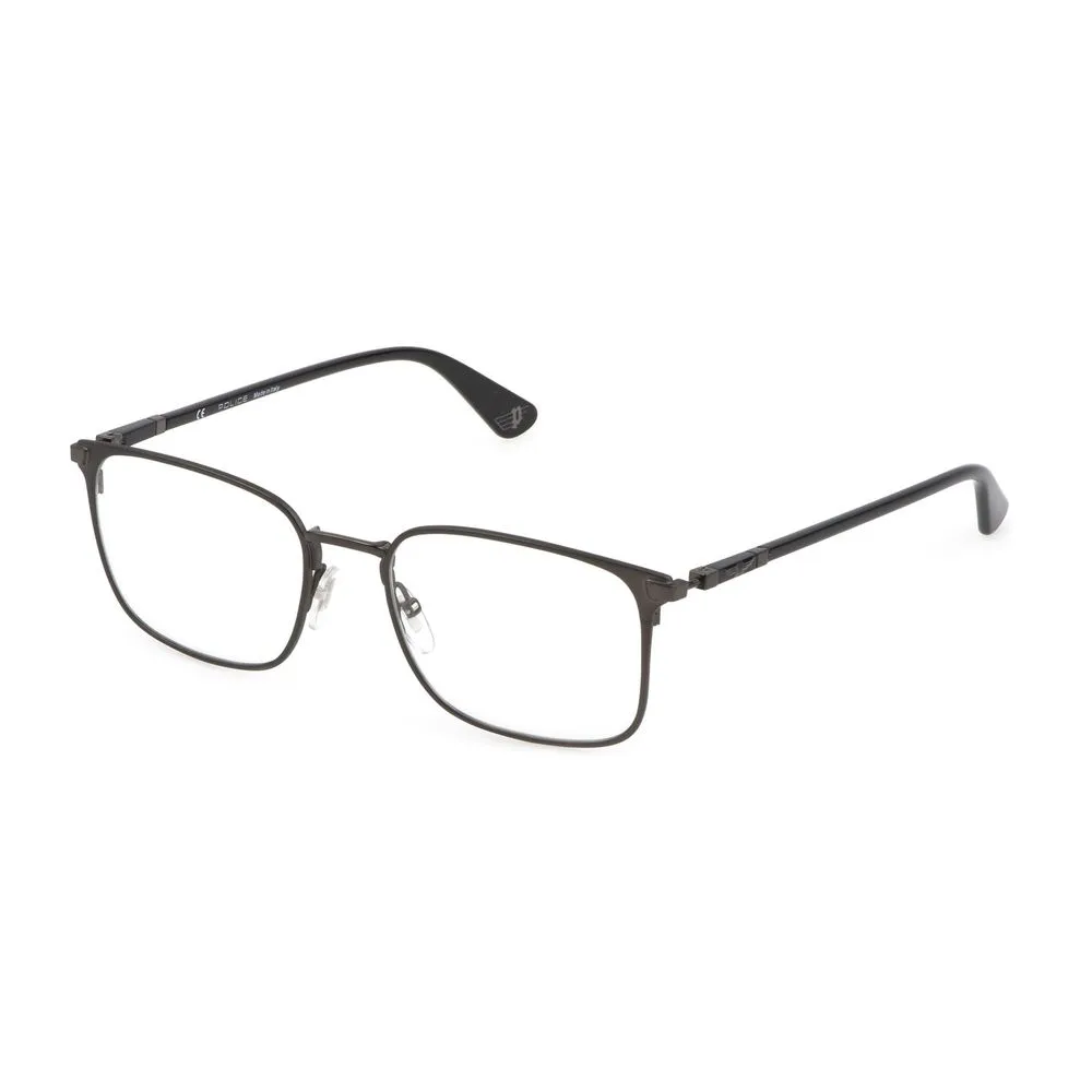 Police Men's Black Metal Frames