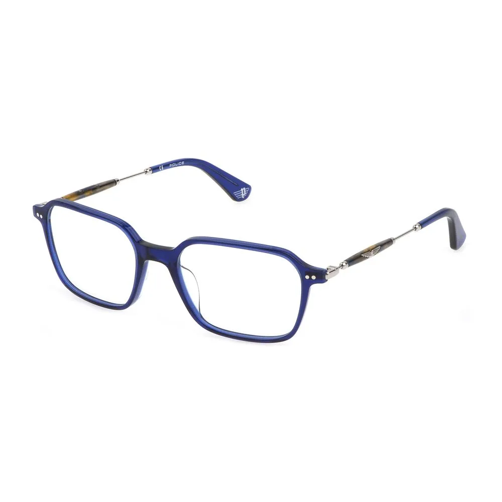 Police Unisex Blue Plastic Frames