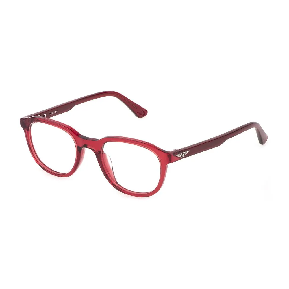 Police Men's Red Plastic Frames