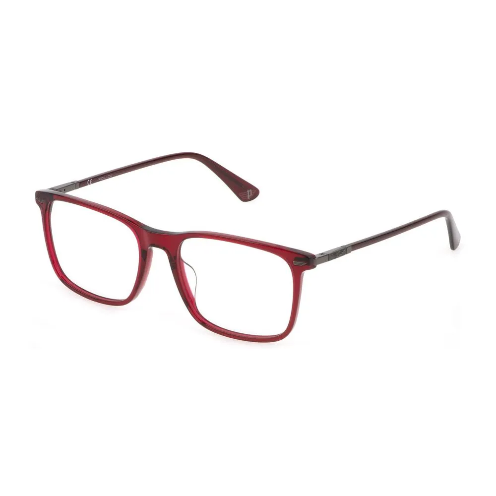 Police Men's Red Plastic Frames