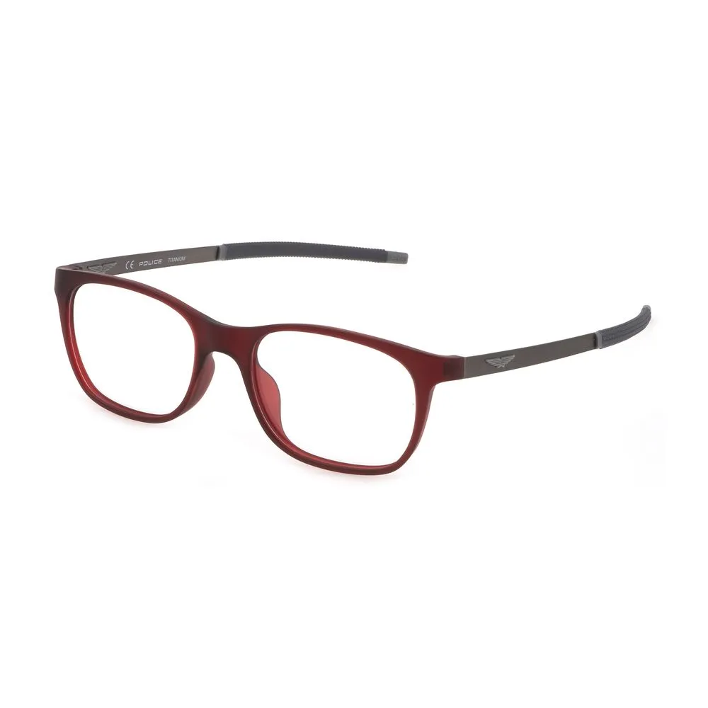 Police Men's Red Metal Frames