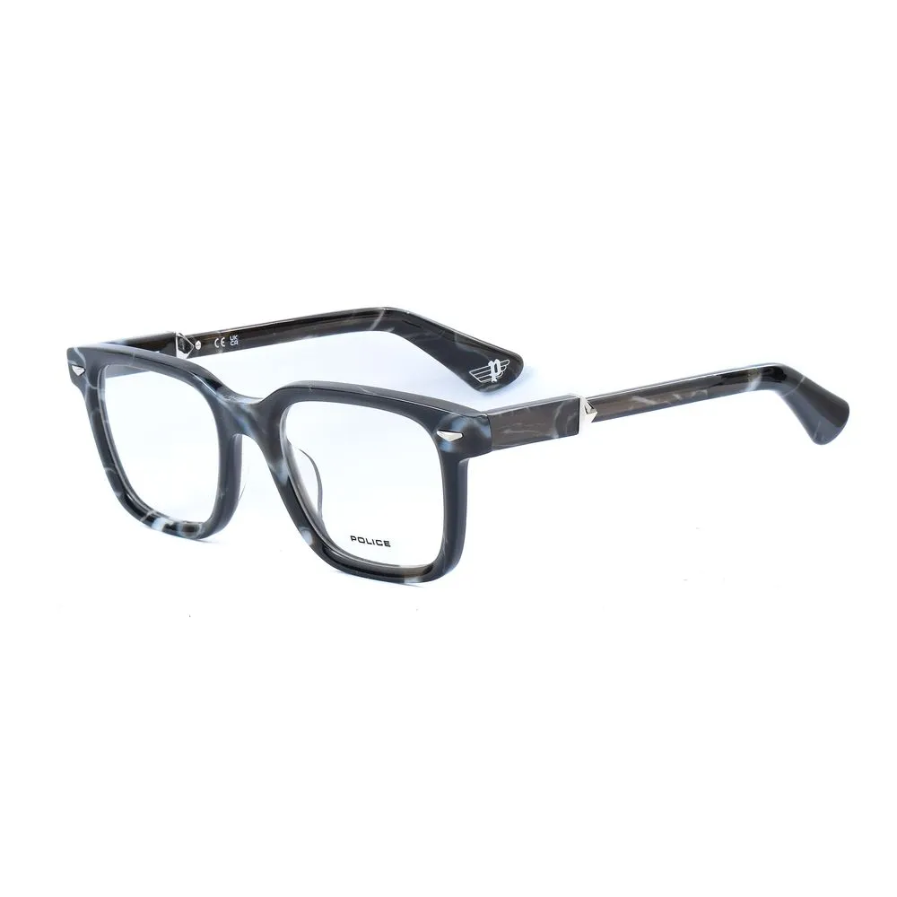 Police Men's Black Plastic Frames