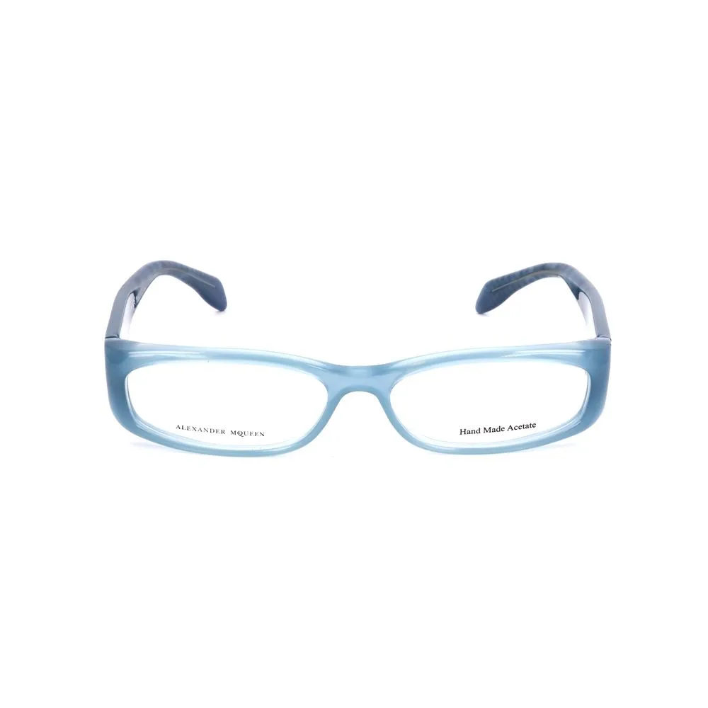 Alexander McQueen Women's Blue Acetate Frames