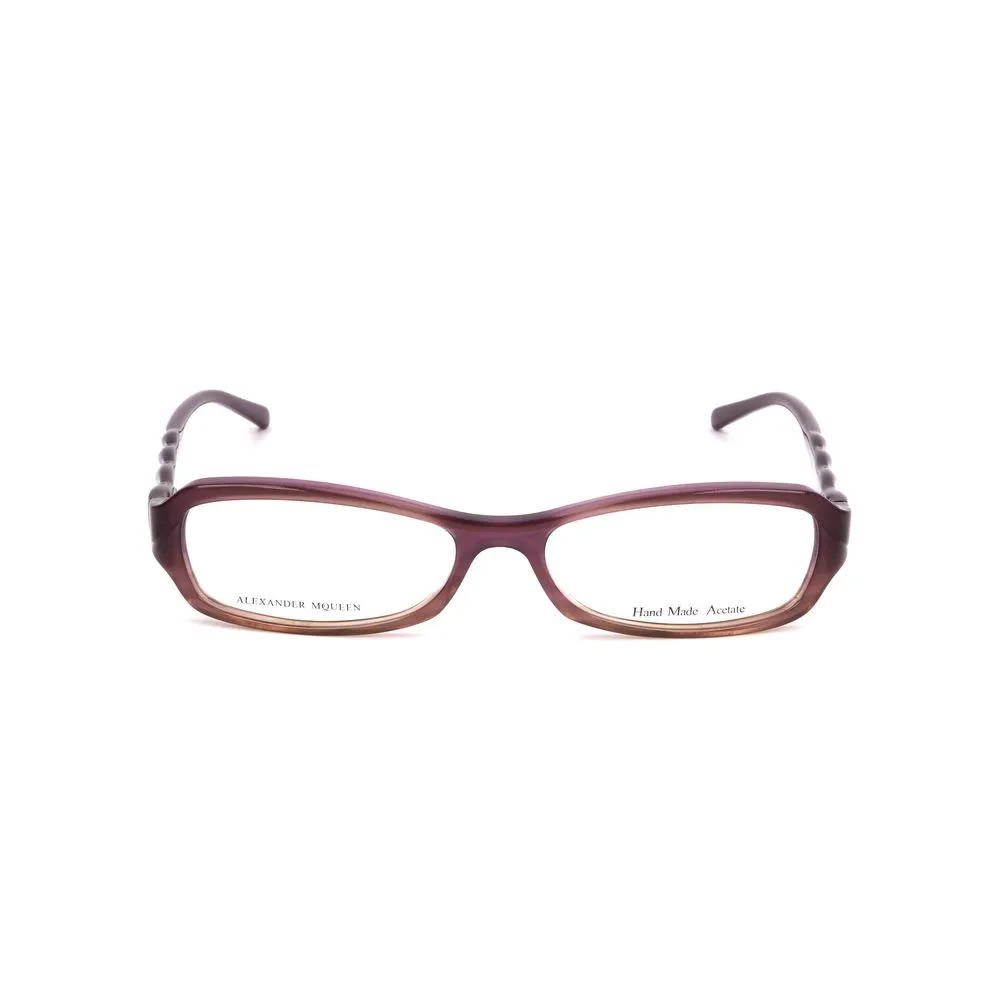 Alexander McQueen Women's Purple Acetate Frames