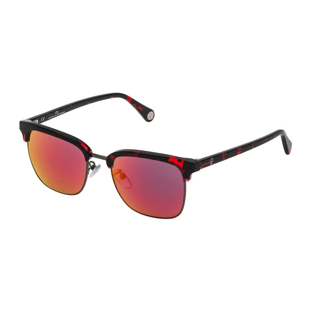 Carolina Herrera Unisex Brown Acetate Sunglasses