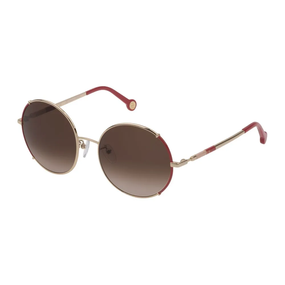 Carolina Herrera Women's Rose Gold Metal Sunglasses