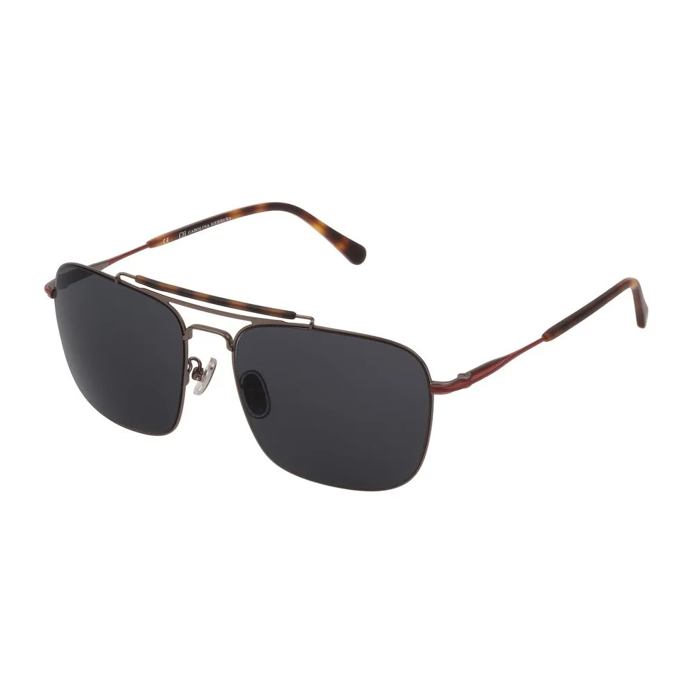 Carolina Herrera Men's Gray Metal Sunglasses