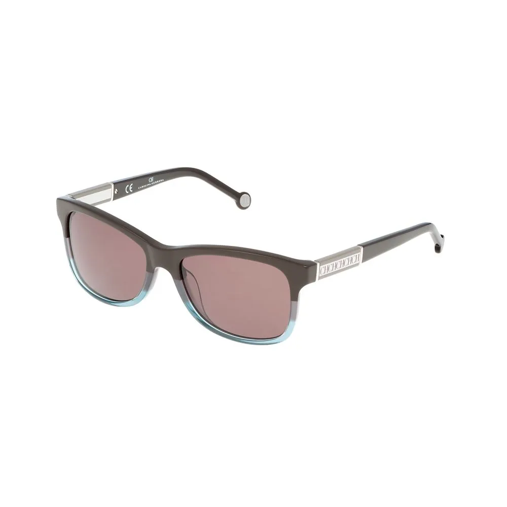 Carolina Herrera Women's Blue Acetate Sunglasses