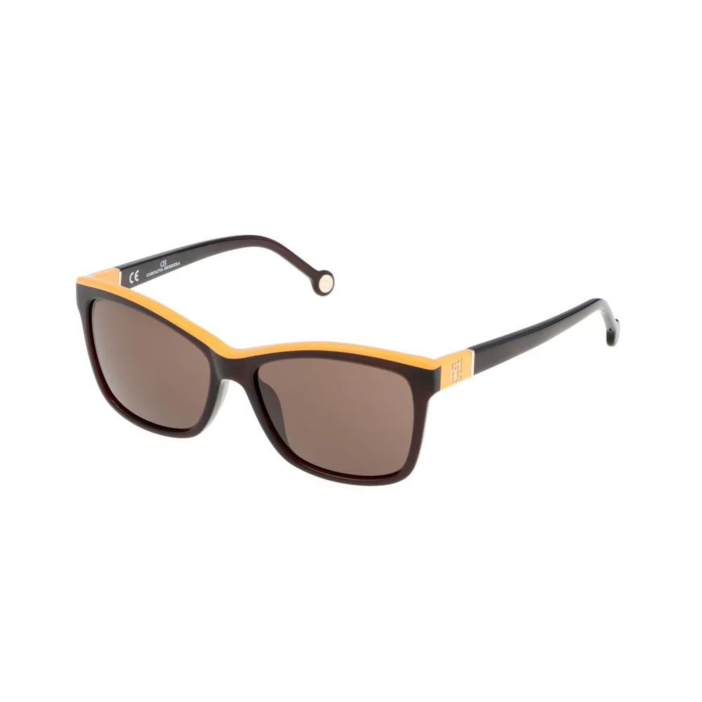 Carolina Herrera Women's Brown Acetate Sunglasses