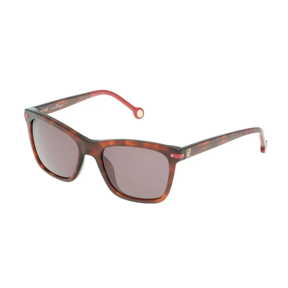 Carolina Herrera Women's Brown Acetate Sunglasses