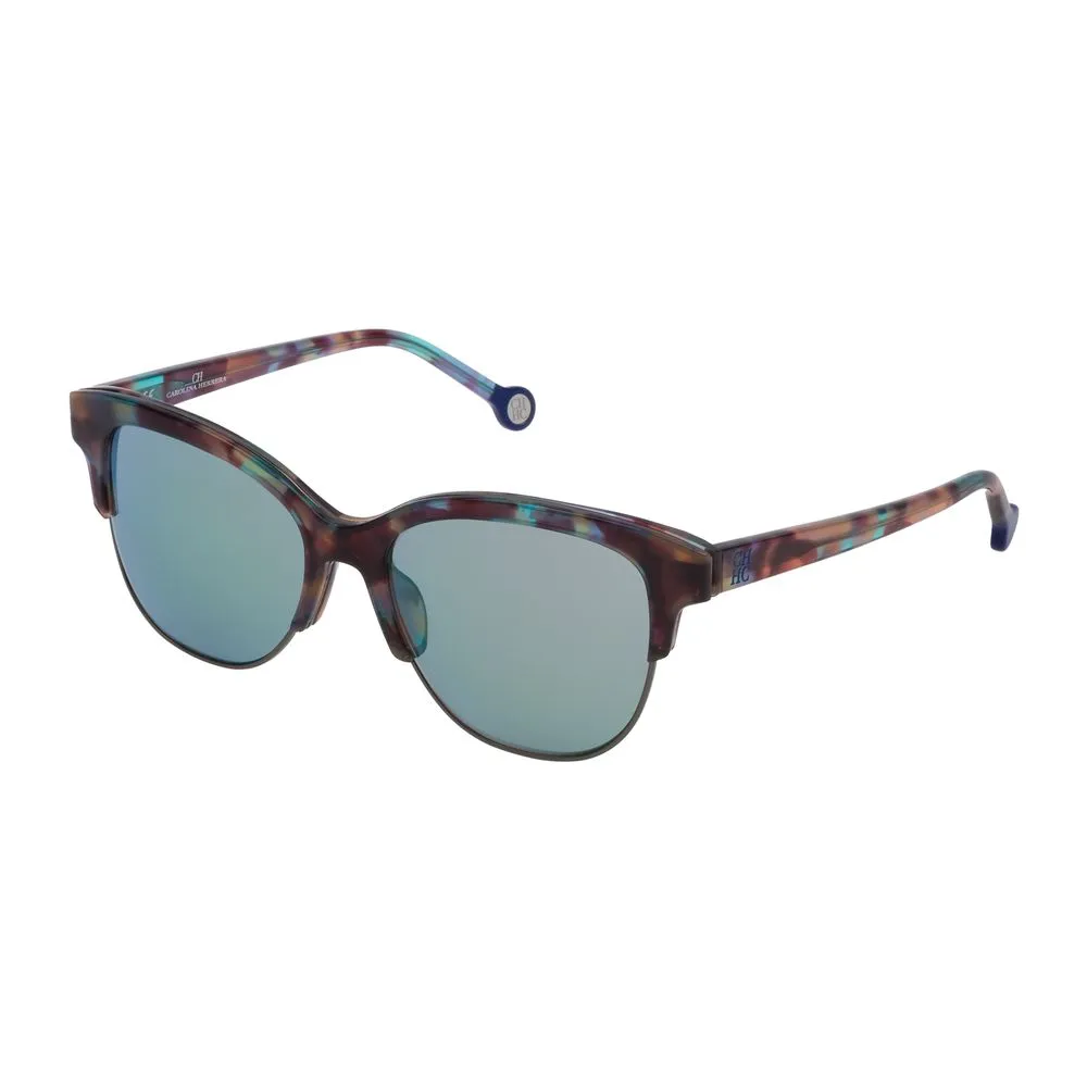 Carolina Herrera Unisex Brown Acetate Sunglasses