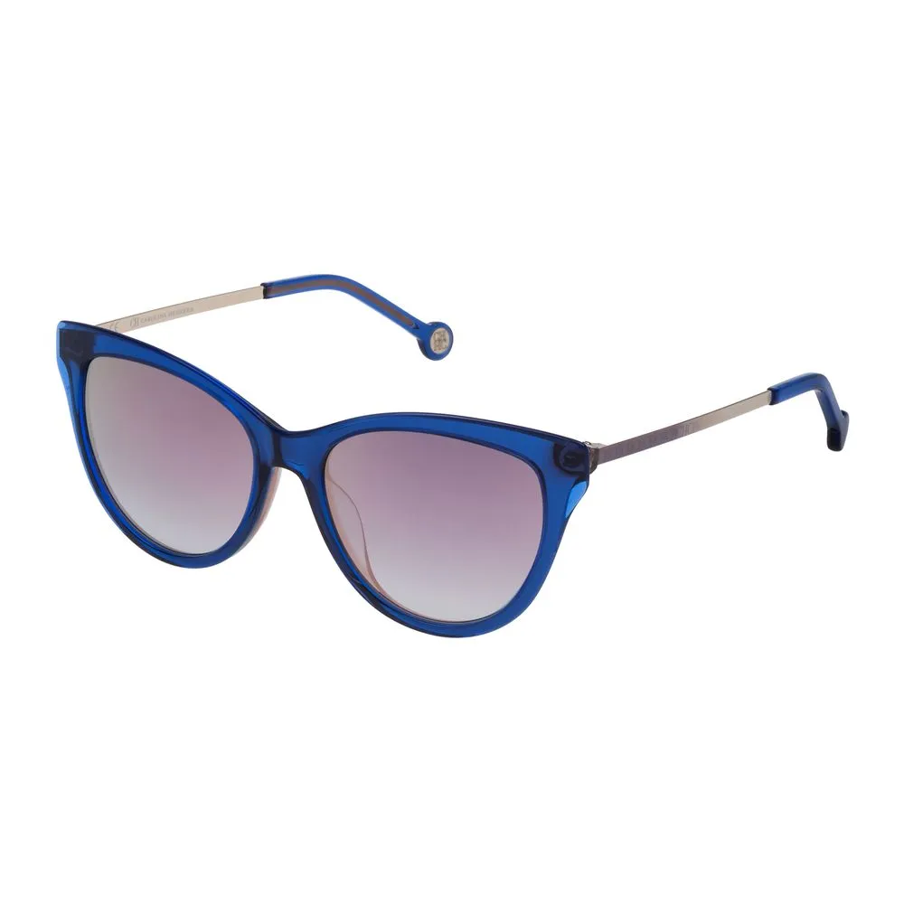 Carolina Herrera Women's Blue Acetate Sunglasses