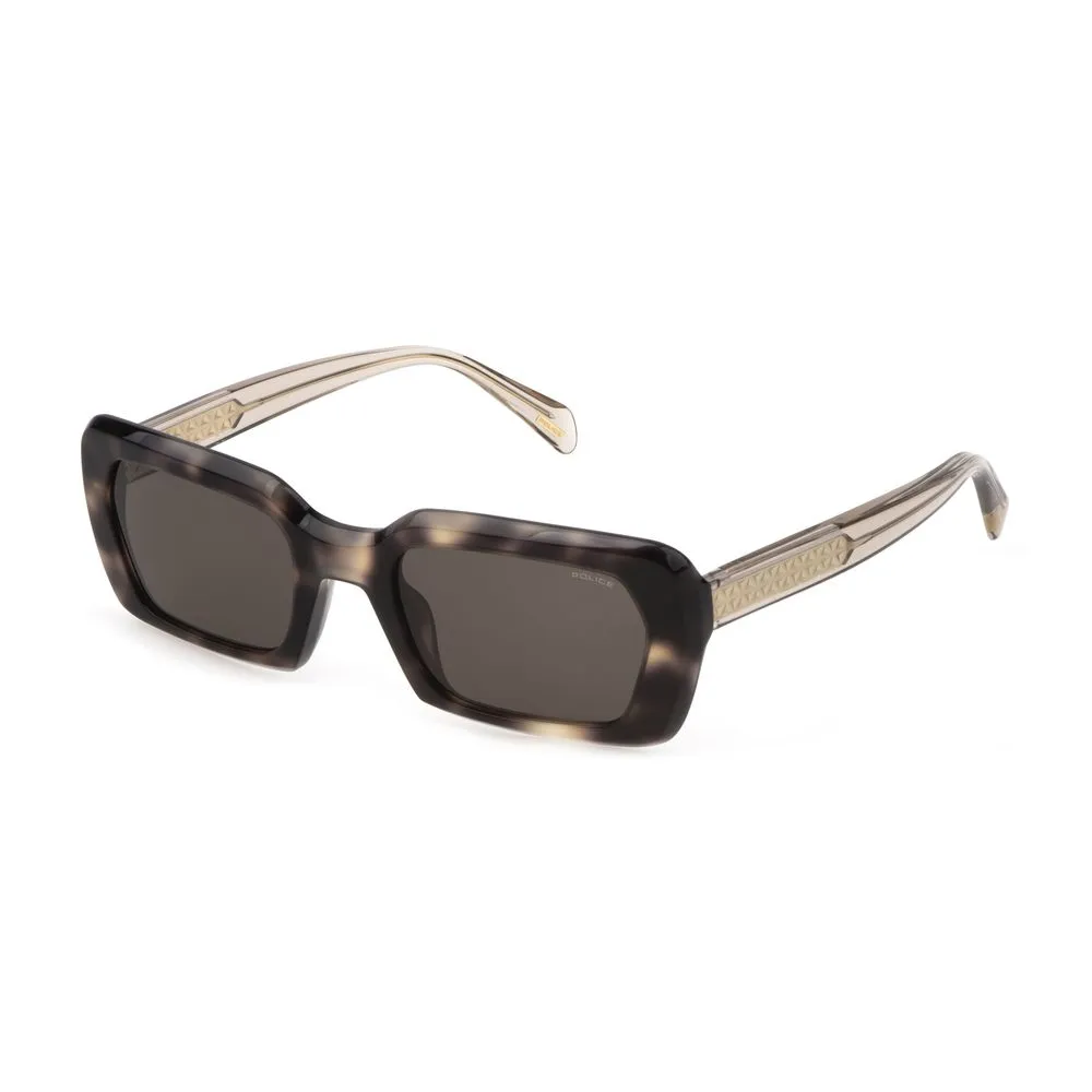 Police Women's Brown Acetate Sunglasses