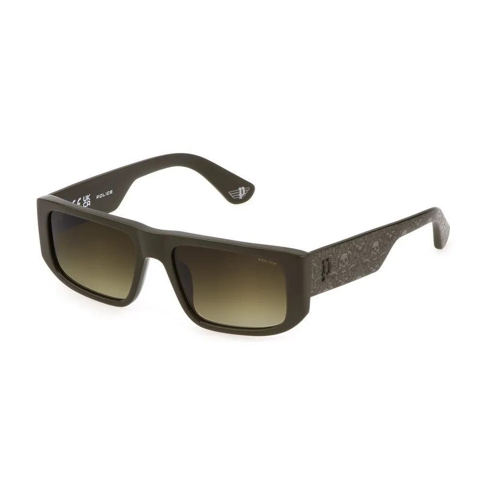 Police Men's Green Acetate Sunglasses