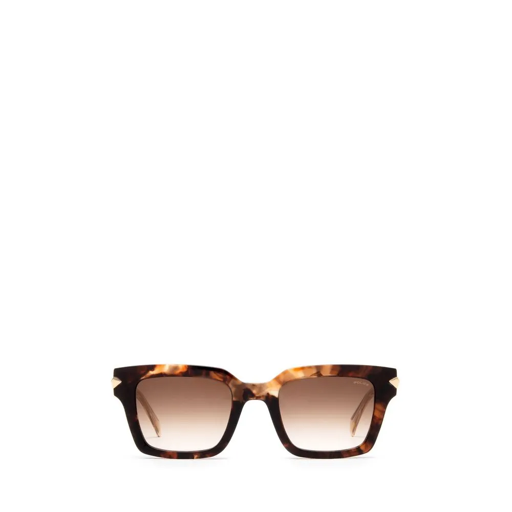 Police Women's Brown Acetate Sunglasses