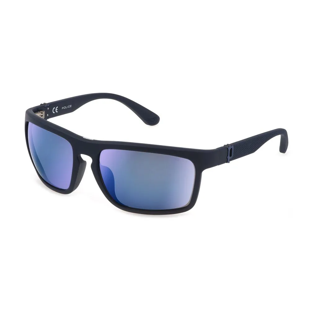 Police Men's Blue Acetate Sunglasses