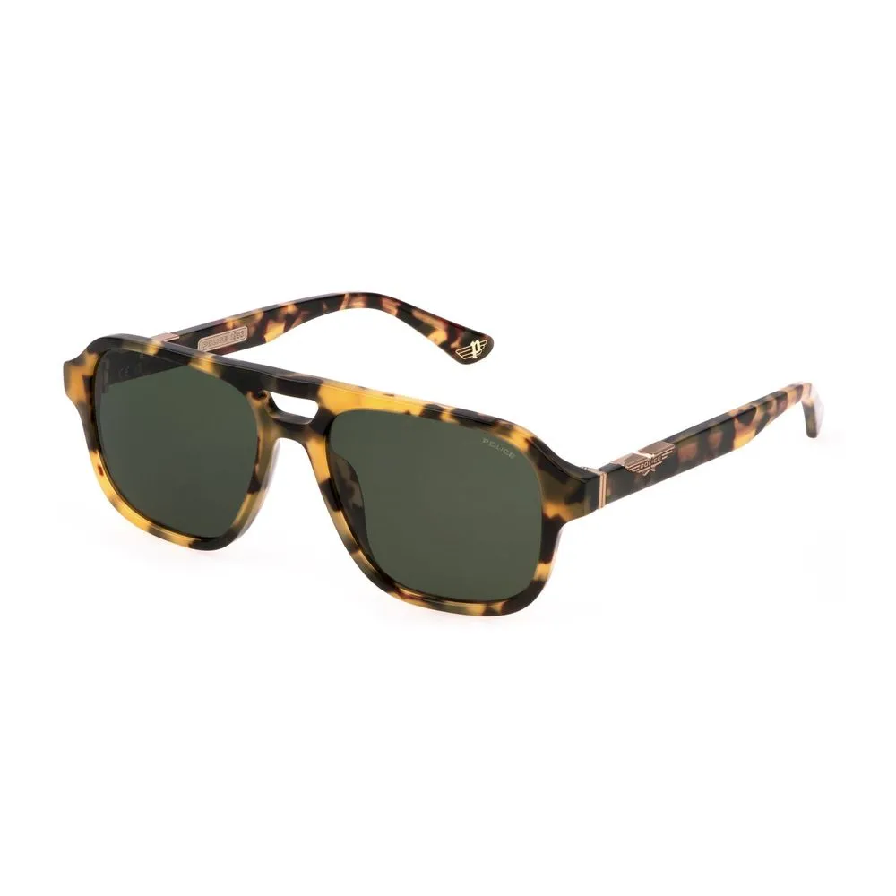 Police Men's Brown Acetate Sunglasses