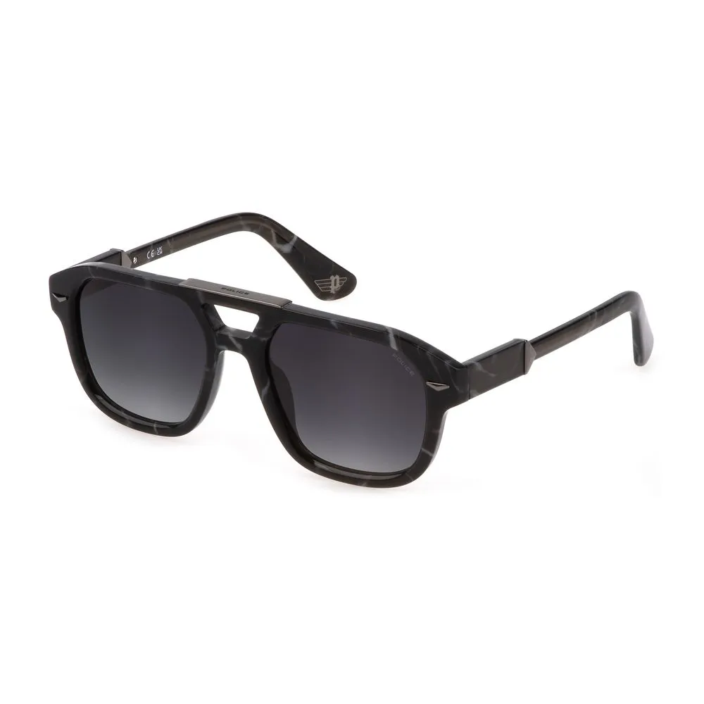 Police Men's Black Acetate Sunglasses