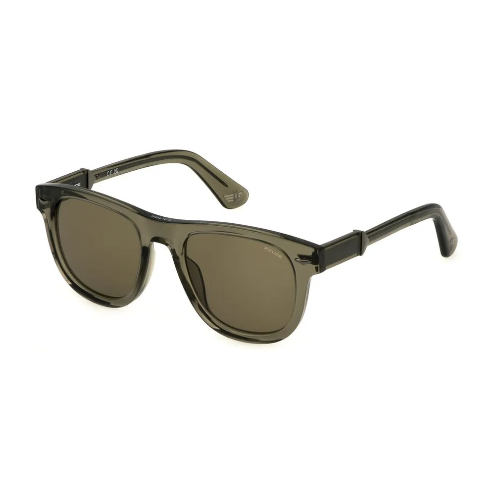 Police Men's Green Acetate Sunglasses