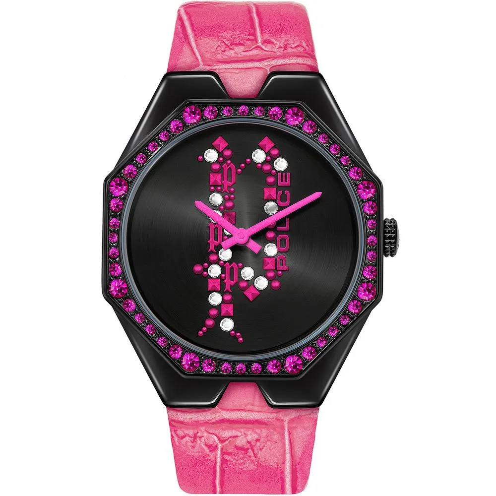 Police Women's Multicolor Leather Watch