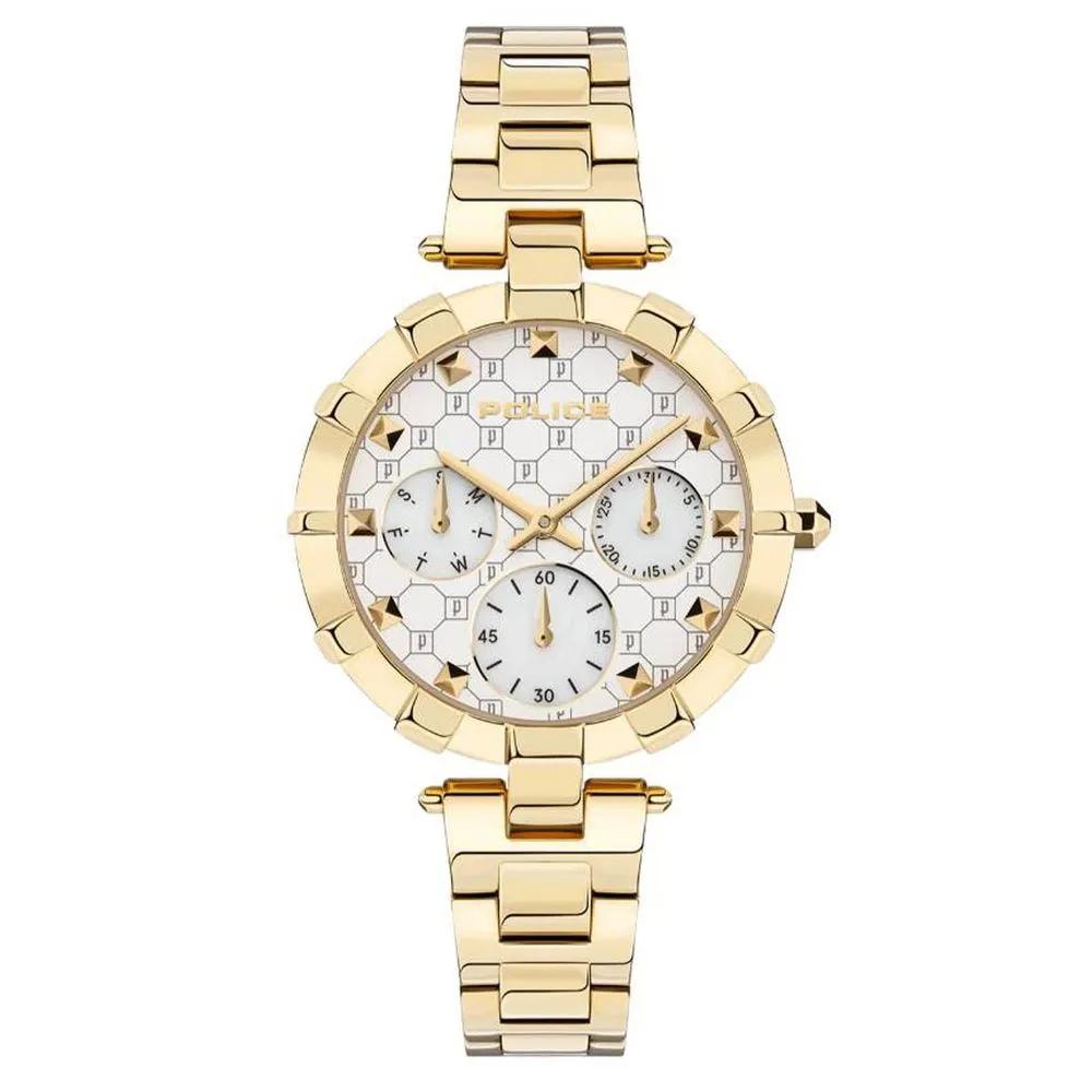 Police Women's Gold Stainless Steel Watch