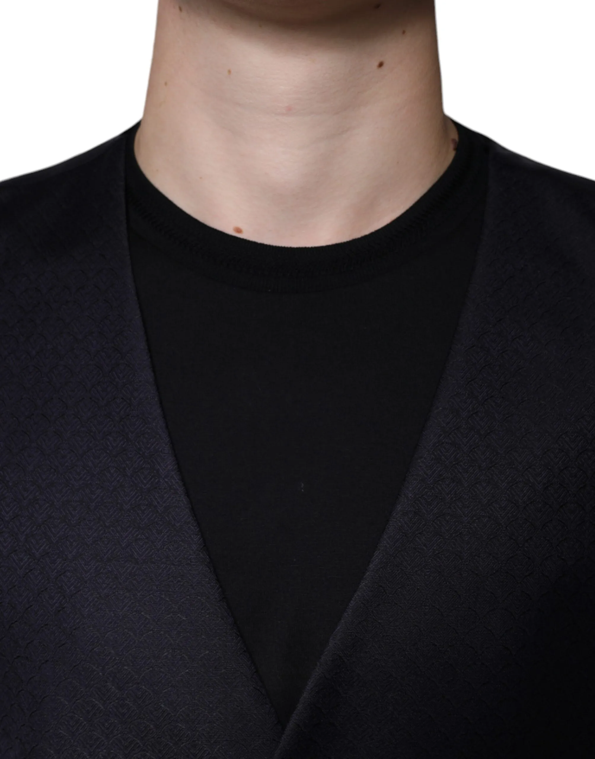 Dolce & Gabbana Men's Black Wool Waistcoat Dress Formal Vest