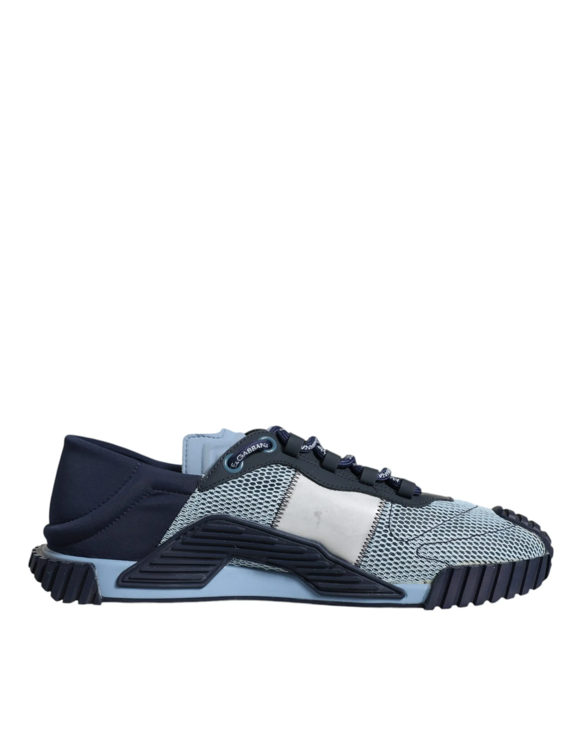 Dolce & Gabbana Blue Nylon NS1 Low Top Men Sneakers Shoes