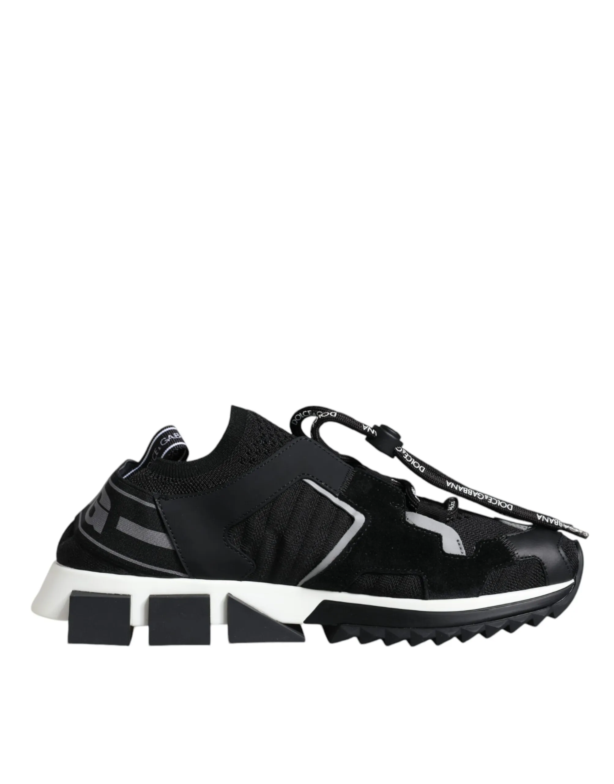 Dolce & Gabbana Women's Black Mesh Sorrento Trekking Sneakers Shoes