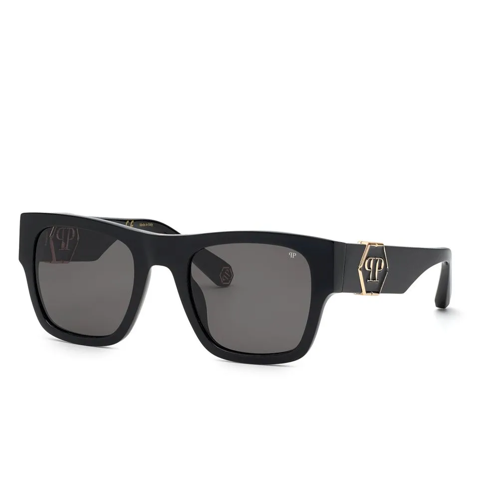 Philipp Plein Men's Black Acetate Sunglasses