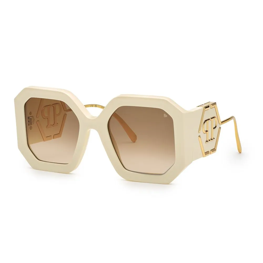 Philipp Plein Women's White Acetate Sunglasses