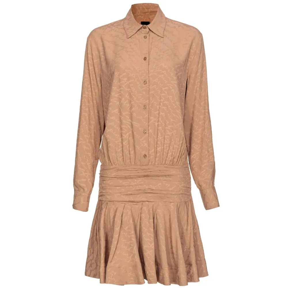 PINKO Women's Beige Acetate Dress