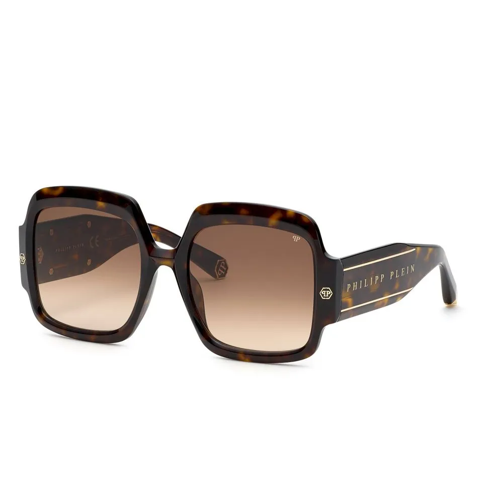 Philipp Plein Women's Brown Acetate Sunglasses