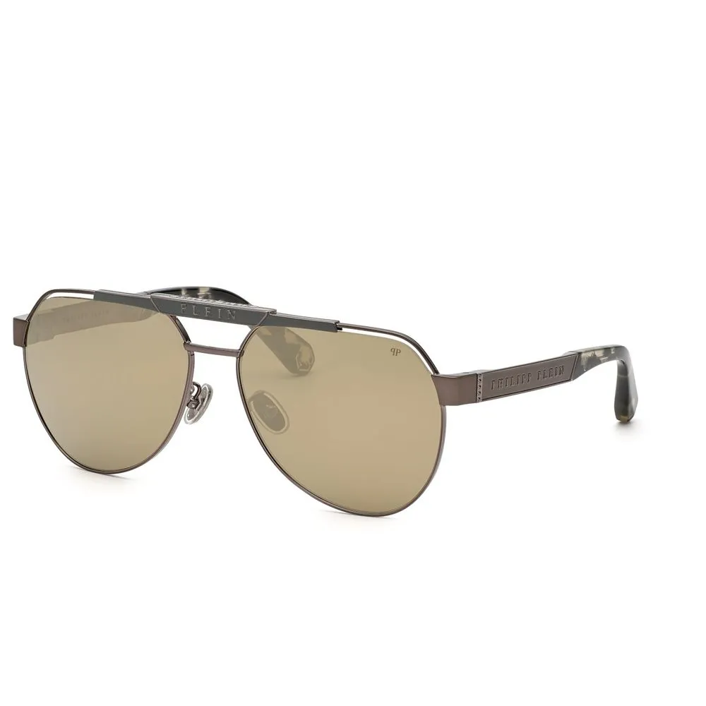 Philipp Plein Men's Gray Acetate Sunglasses