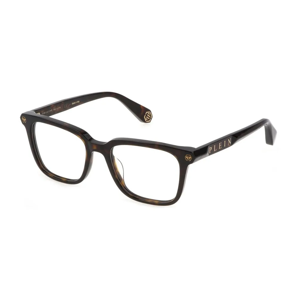 Philipp Plein Men's Brown Acetate Frames