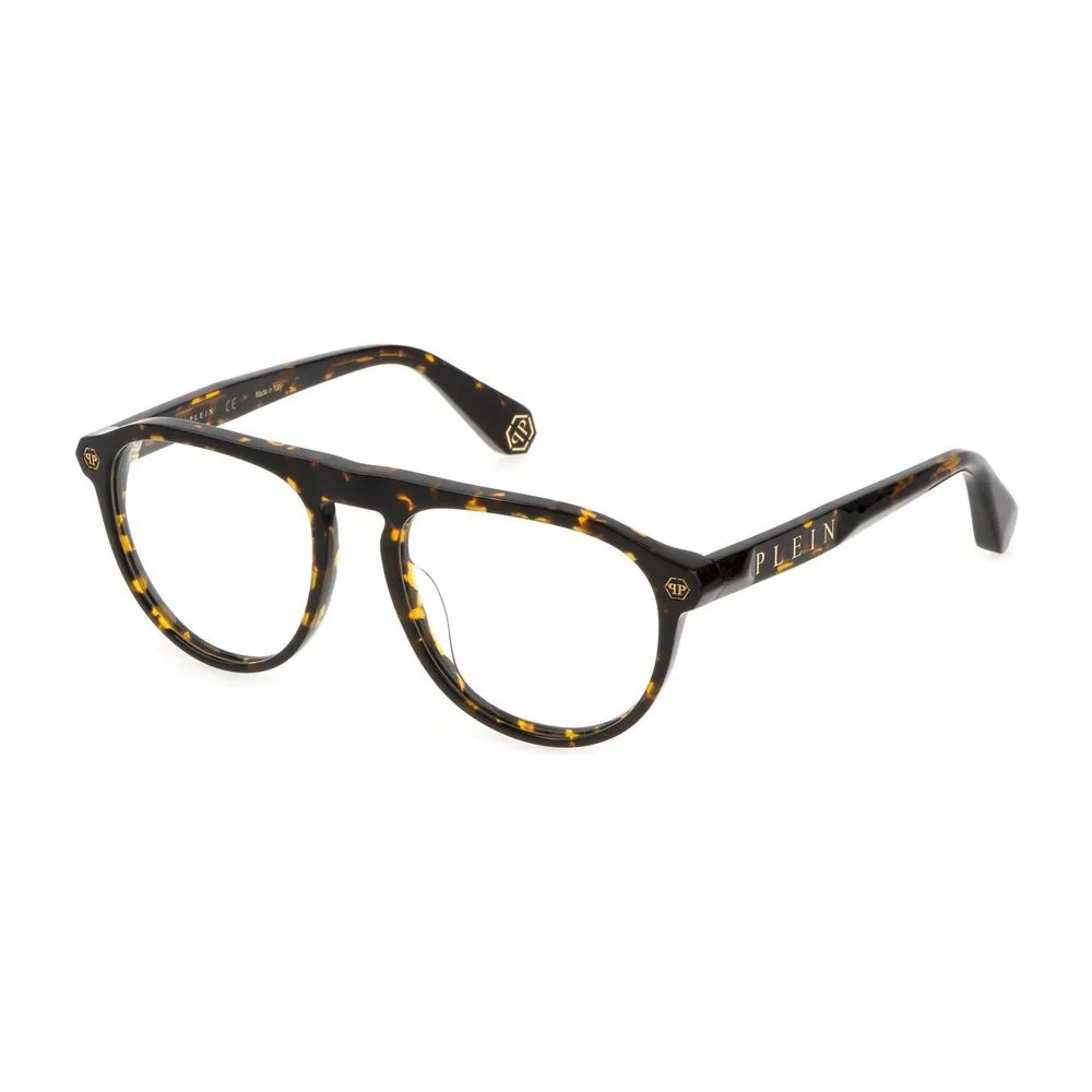 Philipp Plein Men's Brown Acetate Frames