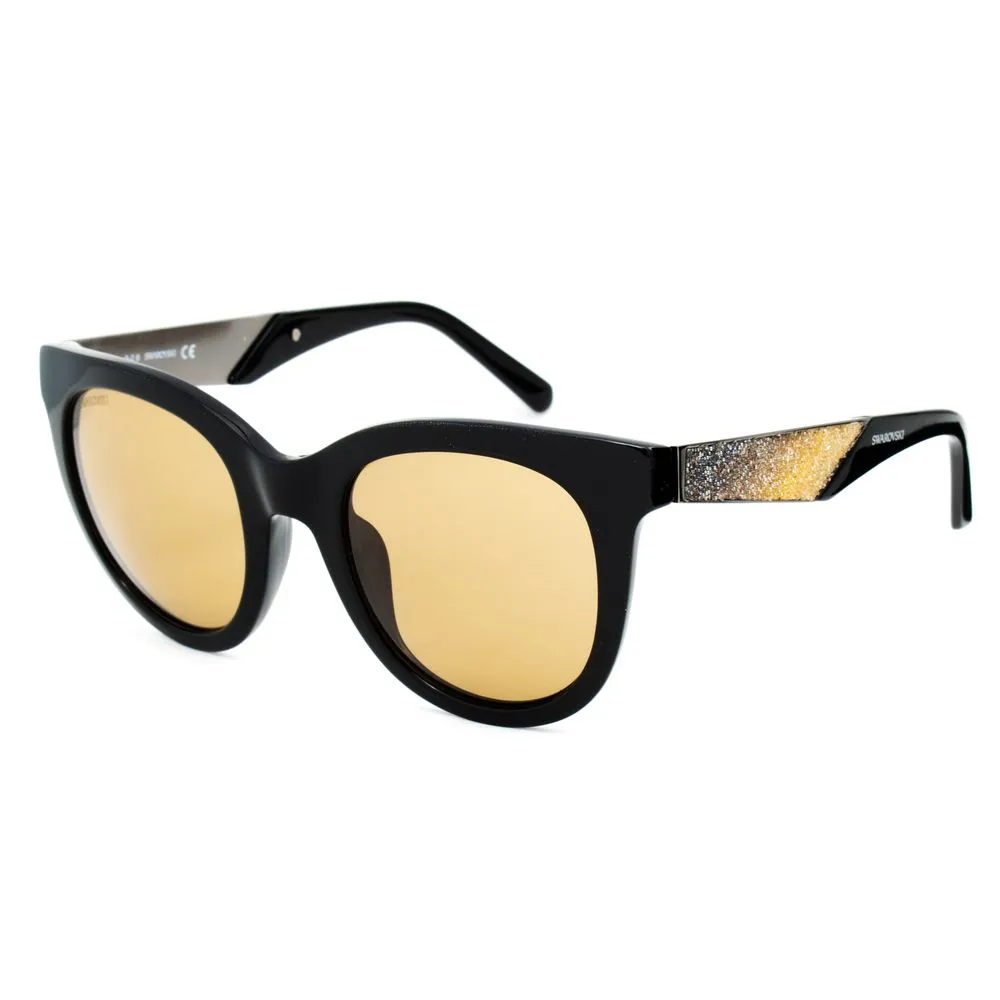 Swarovski Women's Black Plastic Sunglasses