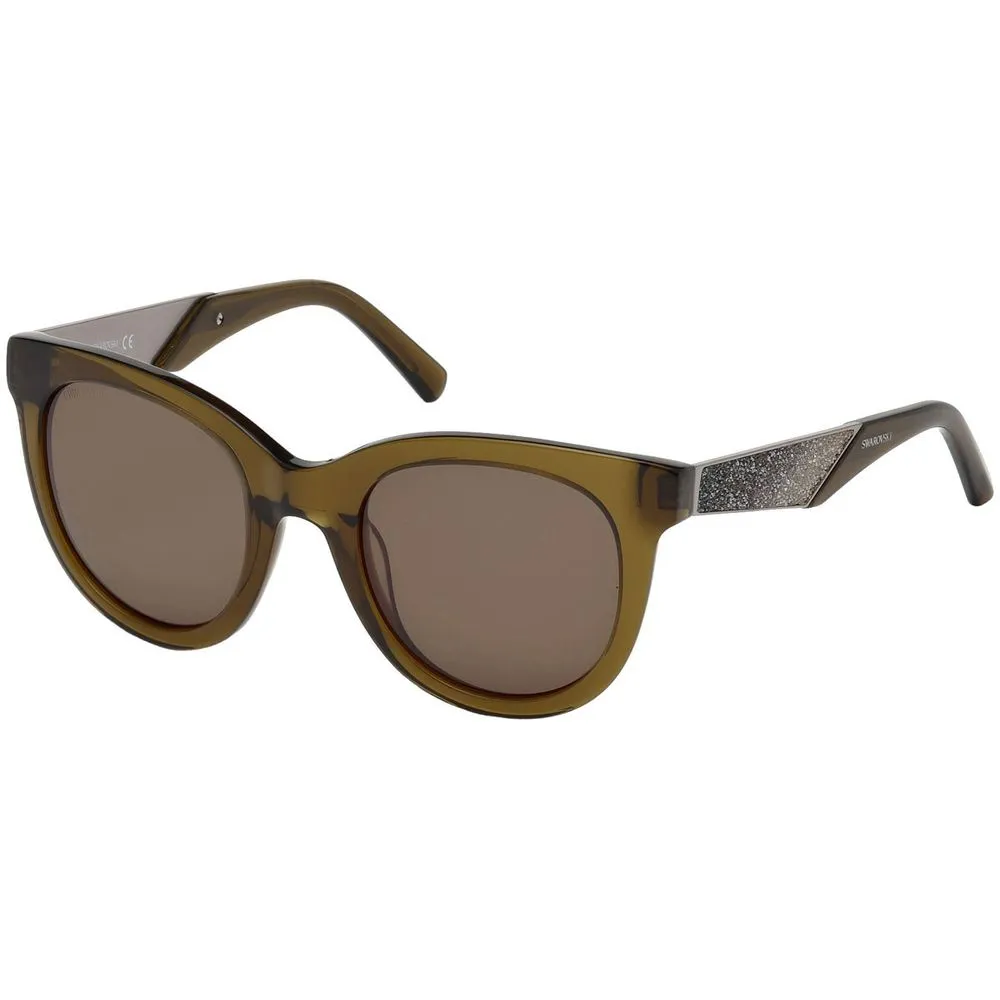 Swarovski Women's Green Plastic Sunglasses