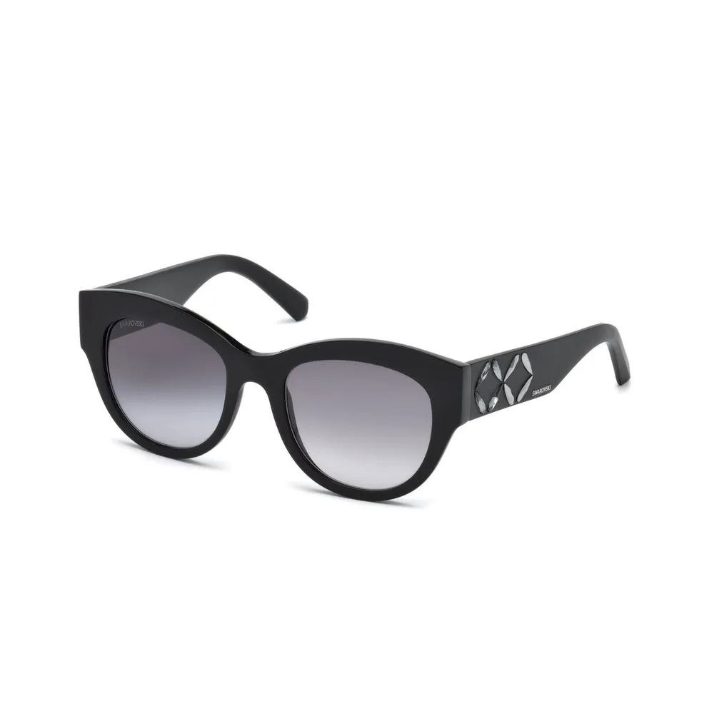Swarovski Women's Black Plastic Sunglasses